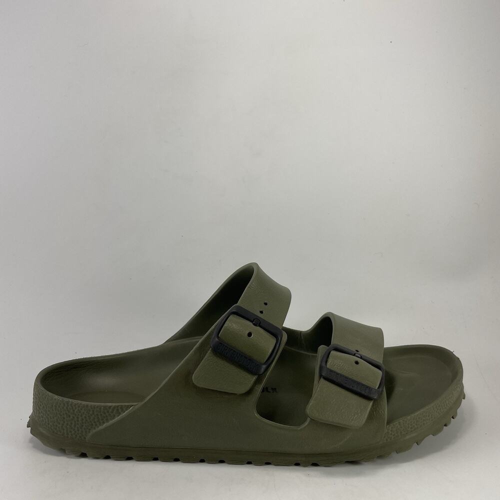 Birkenstock Arizona EVA Khaki Green Slide Sandals Womens Size 41, 10-10.5 Narrow